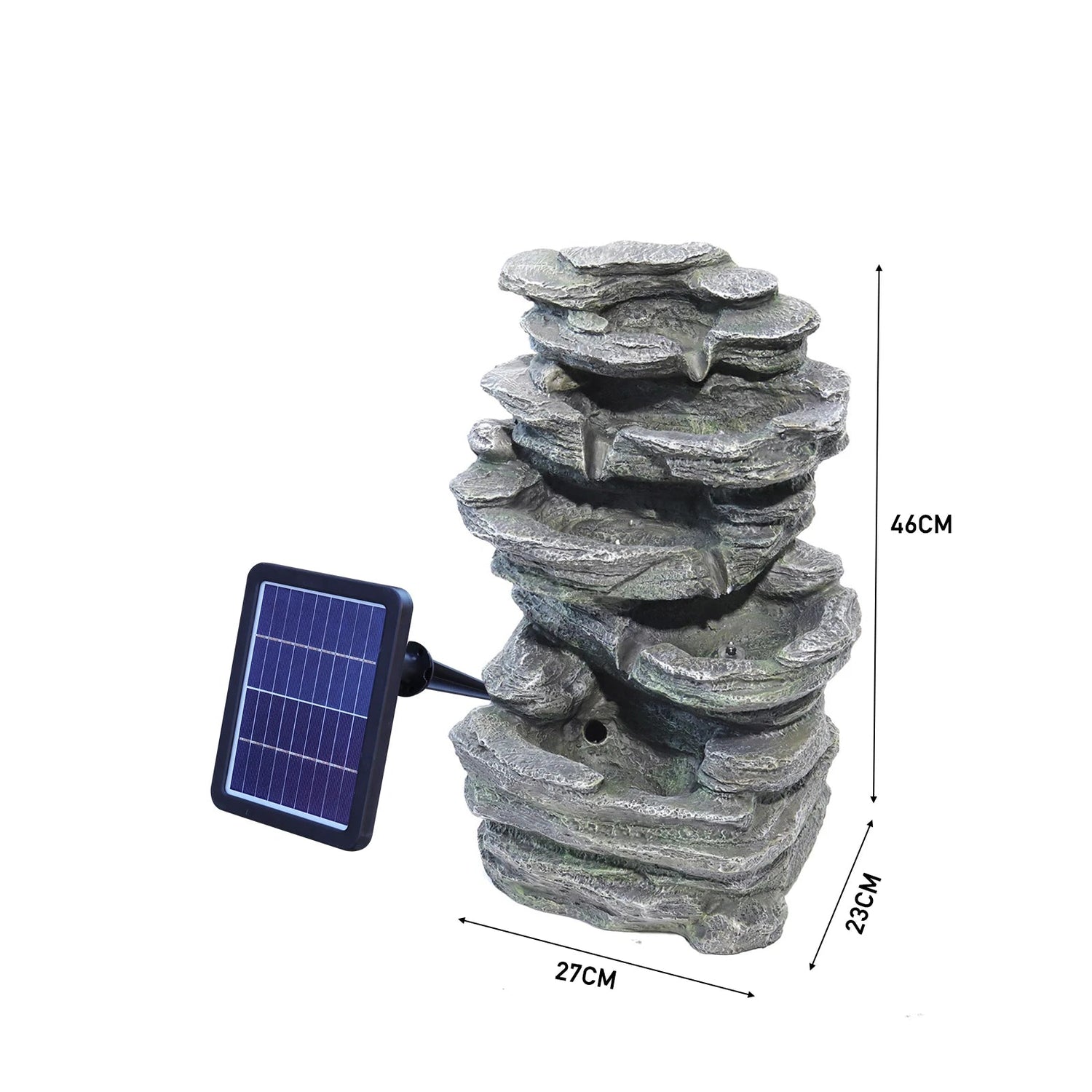 LED Rockery Waterfall Fountain for Garden Decor - Digwee