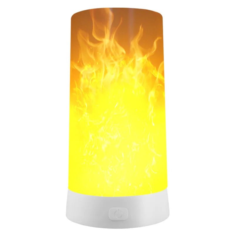 LED Simulated Flame Table Lamp - Digwee
