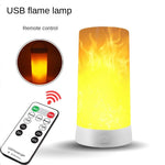LED Simulated Flame Table Lamp - Digwee