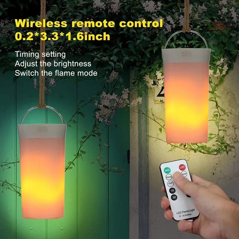 LED Simulated Flame Table Lamp - Digwee
