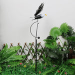 Metal Eagle Wind Spinner Garden Stake - Digwee