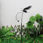 Metal Eagle Wind Spinner Garden Stake - Digwee