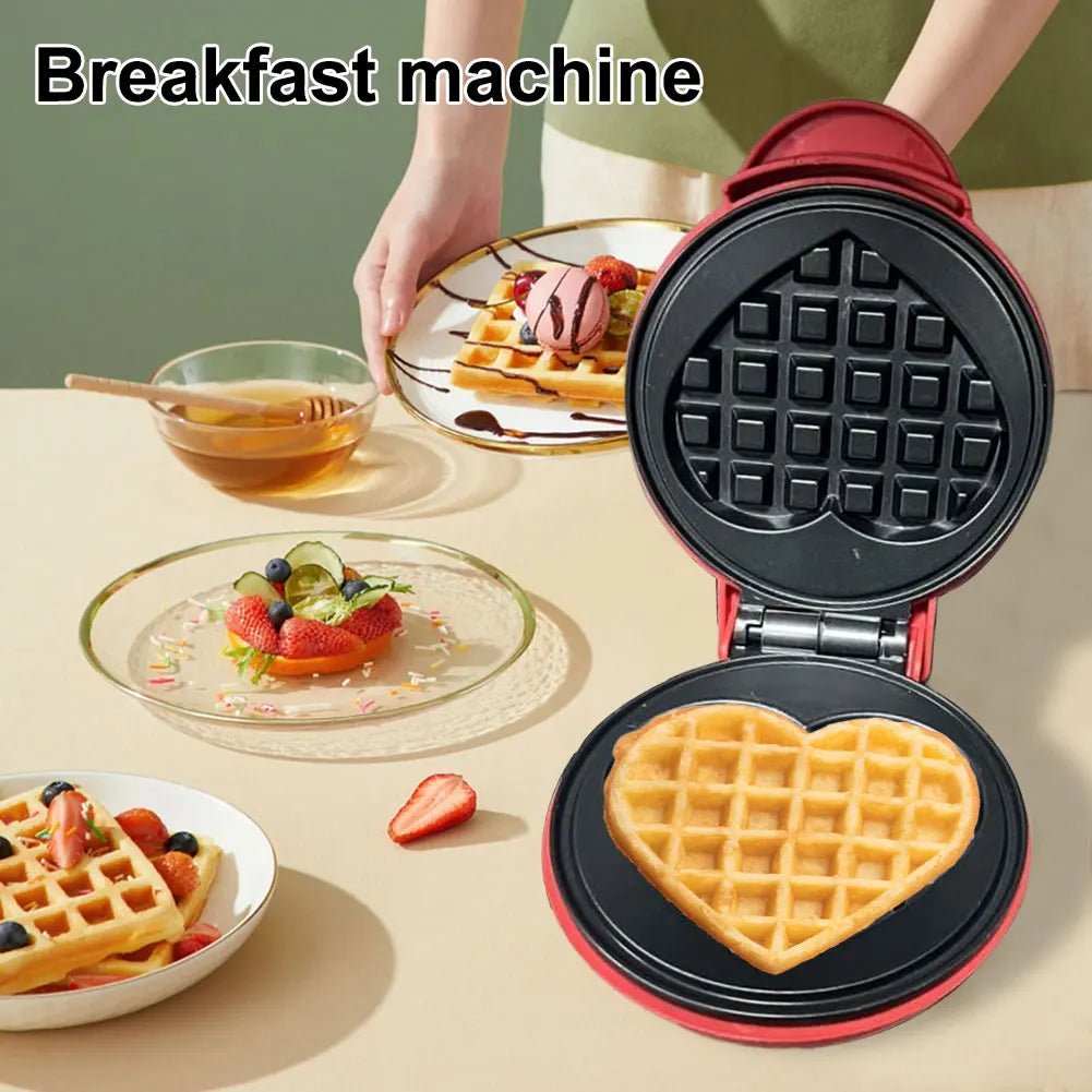 Mini Non - Stick Waffle Maker - Digwee