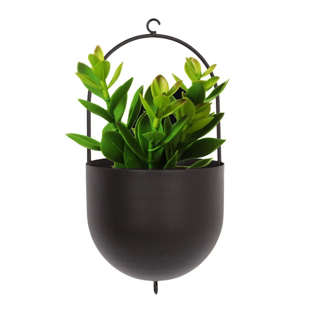 Minimalist Metal Hanging Planter Pot Basket - Digwee