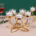 Modern Metal Romantic Candle Holder - Digwee