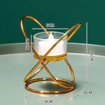 Modern Metal Romantic Candle Holder - Digwee