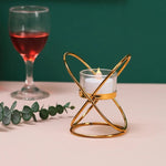 Modern Metal Romantic Candle Holder - Digwee