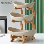 Modern Wooden Multi - Tier Snack Plate - Digwee