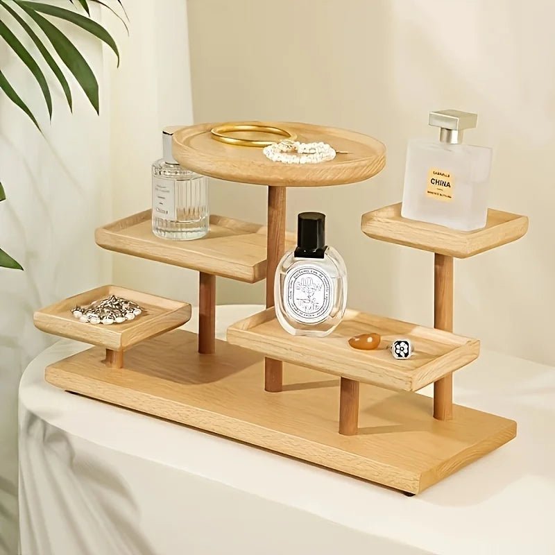 Multi - Layer Wood Display Shelf - Digwee