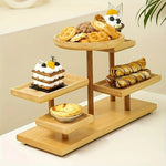 Multi - Layer Wood Display Shelf - Digwee