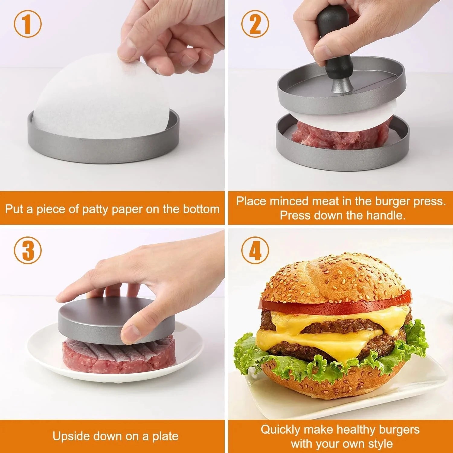 Non - Stick Burger Patty Press - Digwee