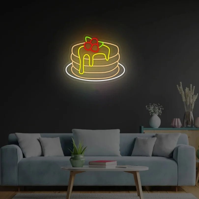 Pancake Neon Sign for Bakery and Café Decor - Digwee