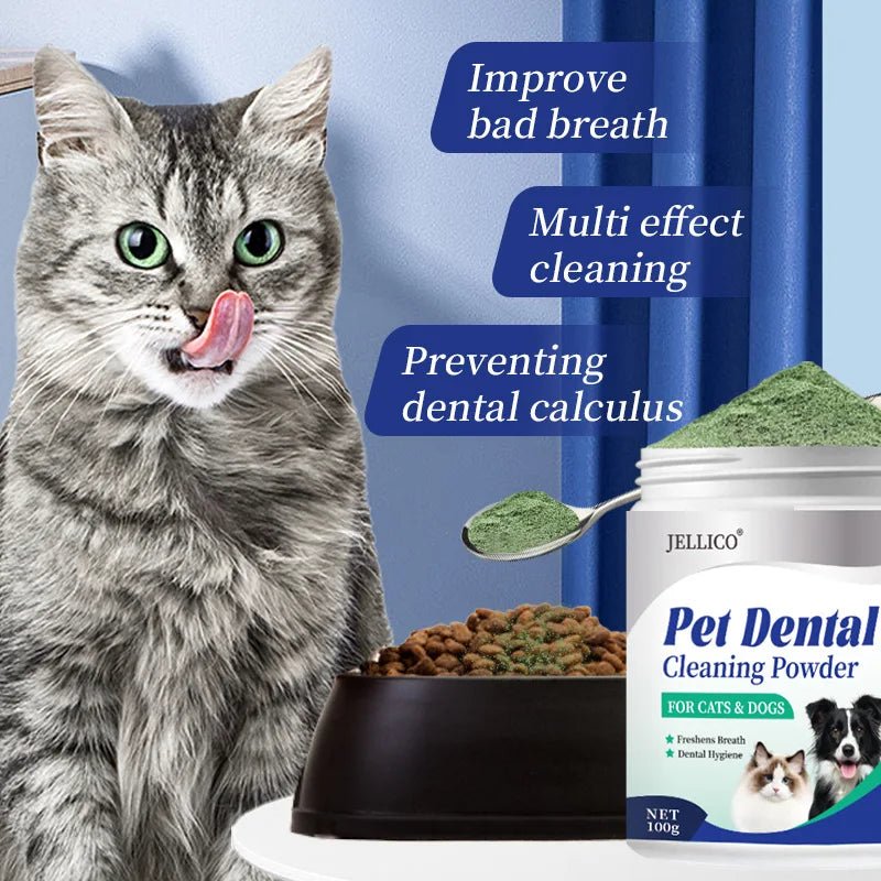 Pet Dental Cleaning Powder for Bad Breath - Digwee