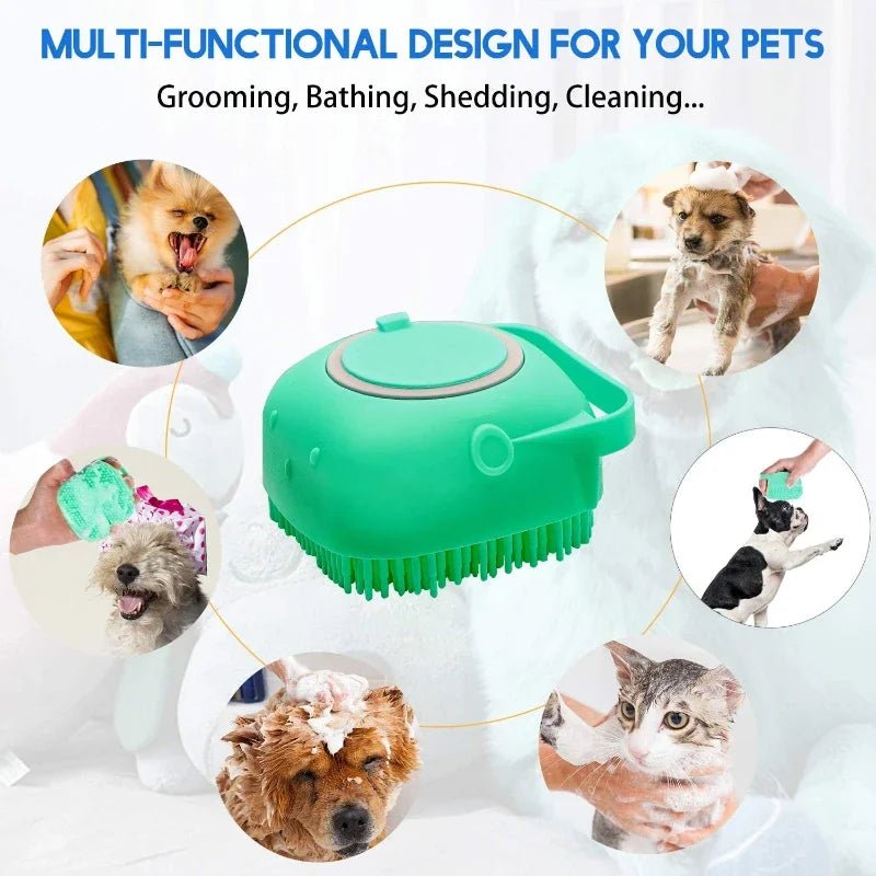 Pet Shampoo & Massage Brush - Digwee