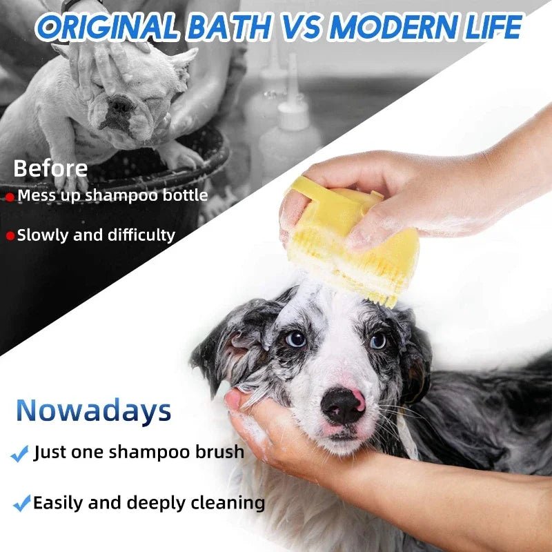 Pet Shampoo & Massage Brush - Digwee