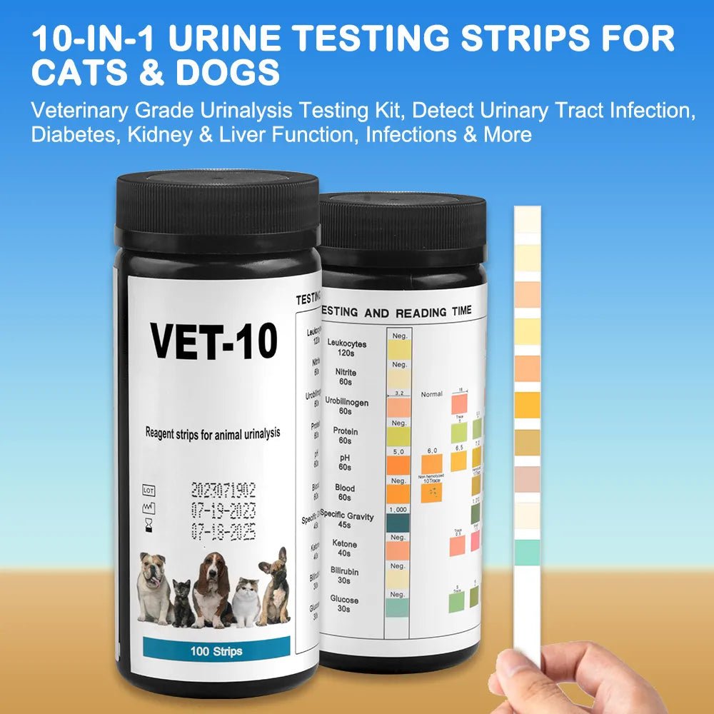 Pet Urine Test Strips for Health Monitoring - Digwee