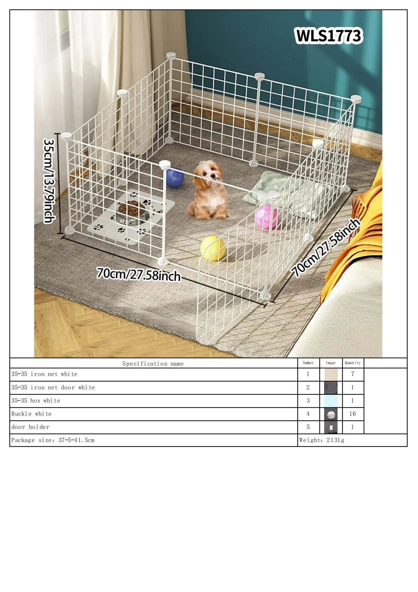 Portable Indoor/Outdoor Pet Fence Panel Set - Digwee
