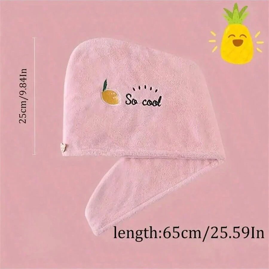 Quick - Dry Coral Fleece Hair Cap - Digwee
