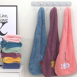 Quick - Dry Coral Fleece Hair Cap - Digwee