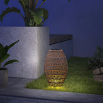 Rattan Solar Lantern Light for Outdoor Garden - Digwee