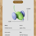Rechargeable Smart Mouse Car Cat Toy - Digwee