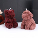 Rose Bear Silicone Candle Mold - Digwee