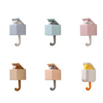 Self - Adhesive Cartoon Cat Wall Hook Rack - Digwee
