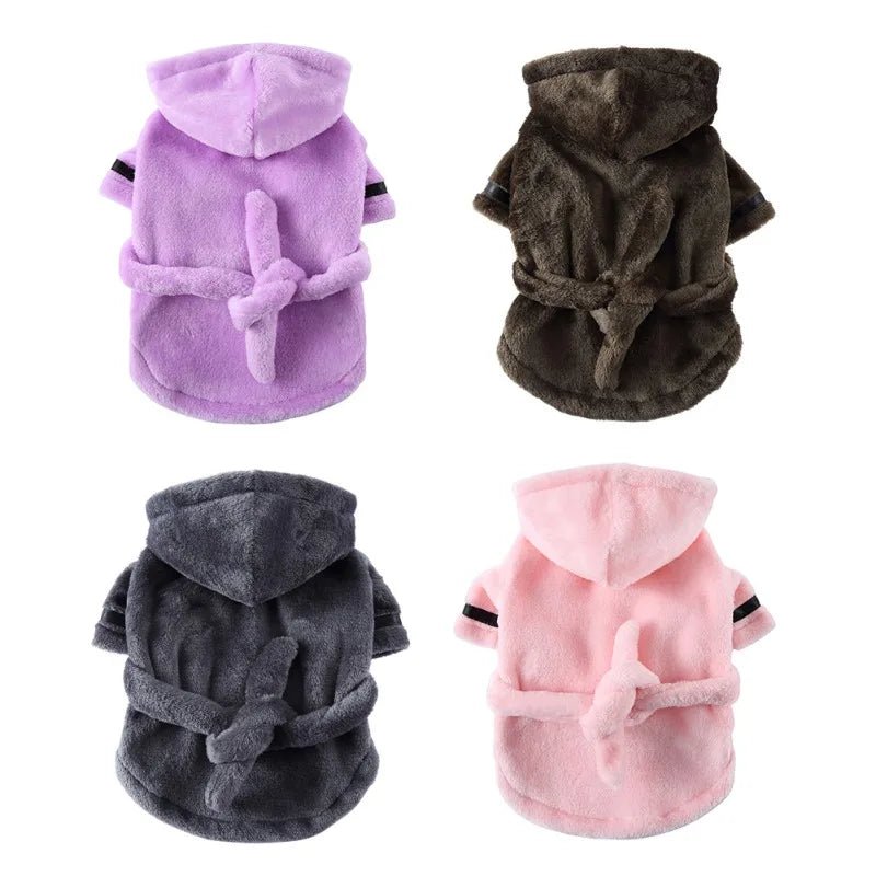 Soft Absorbent Pet Bathrobe - Digwee