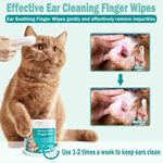 Soft Finger Ear Wipes for Pets - Digwee