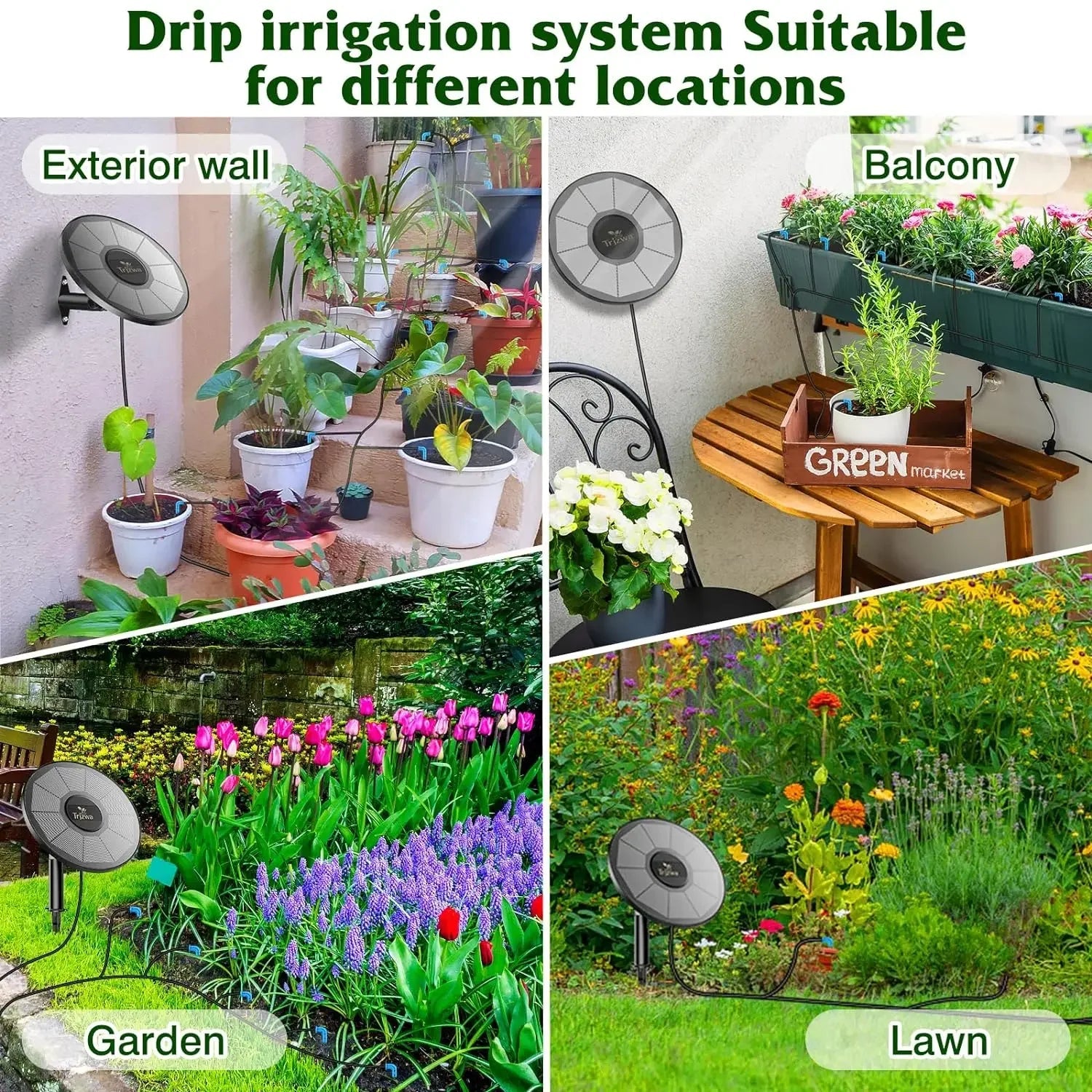 Solar Automatic Drip Irrigation System with Timer - Digwee