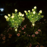 Solar Gardenia Flower Lamp for Outdoor Decor - Digwee