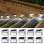 Solar LED Fence and Step Lights - Digwee