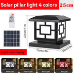 Solar LED Fence Lights with Remote Control - Digwee