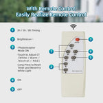 Solar LED Fence Lights with Remote Control - Digwee