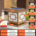 Solar LED Fence Lights with Remote Control - Digwee