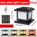 Solar LED Fence Lights with Remote Control - Digwee