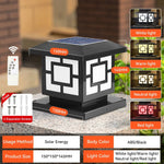 Solar LED Fence Lights with Remote Control - Digwee