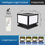 Solar LED Fence Lights with Remote Control - Digwee