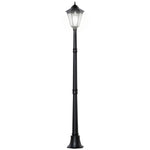 Solar - Powered Garden Lamp Post with LED Lantern - Digwee