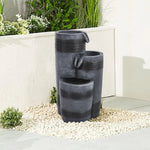 Solar - Powered Rockery Garden Water Fountain Decor - Digwee