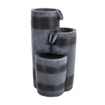 Solar - Powered Rockery Garden Water Fountain Decor - Digwee