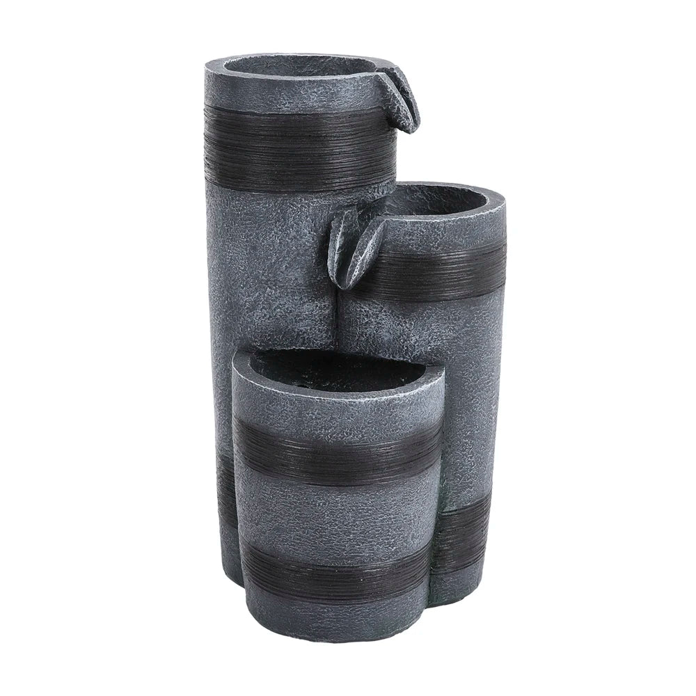 Solar - Powered Rockery Garden Water Fountain Decor - Digwee