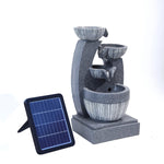 Solar Rockery Fountain with Pump for Gardens - Digwee