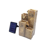Solar Rockery Fountain with Pump for Gardens - Digwee