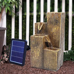 Solar Rockery Fountain with Pump for Gardens - Digwee