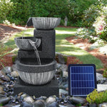 Solar Rockery Fountain with Pump for Gardens - Digwee