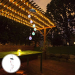 Solar Snowman Wind Chime Light for Gardens - Digwee