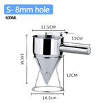 Stainless Steel Batter Dispenser Funnel - Digwee