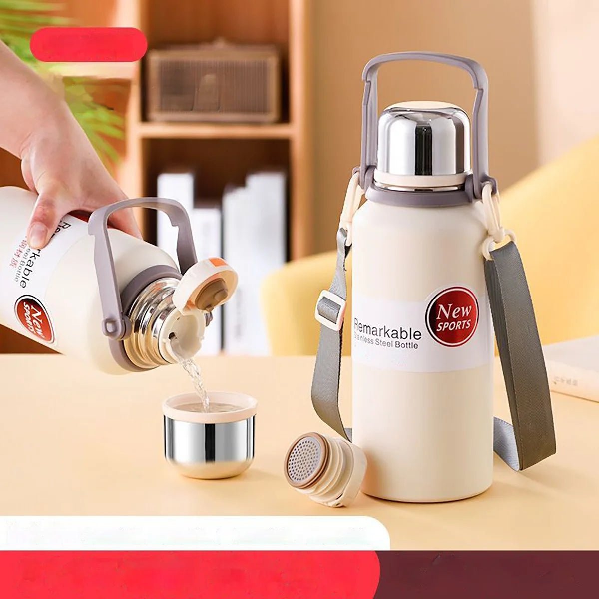 Stainless Steel Insulated Travel Vacuum Bottle - Digwee