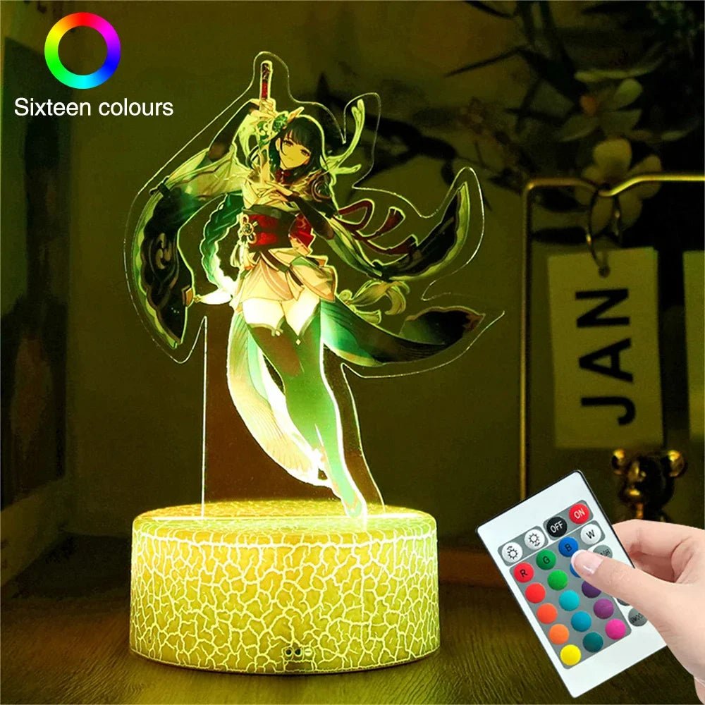 Stitch LED Illusion Night Light with Remote - Digwee
